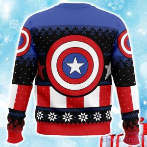 Christmas Captain America Marvel Comics Ugly Christmas Sweater Xmas Gift For Men Women Product Photo 2