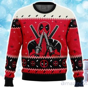Christmas Deadpool Marvel Comics Ugly Christmas Sweater Xmas Gift For Men Women Product Photo 1