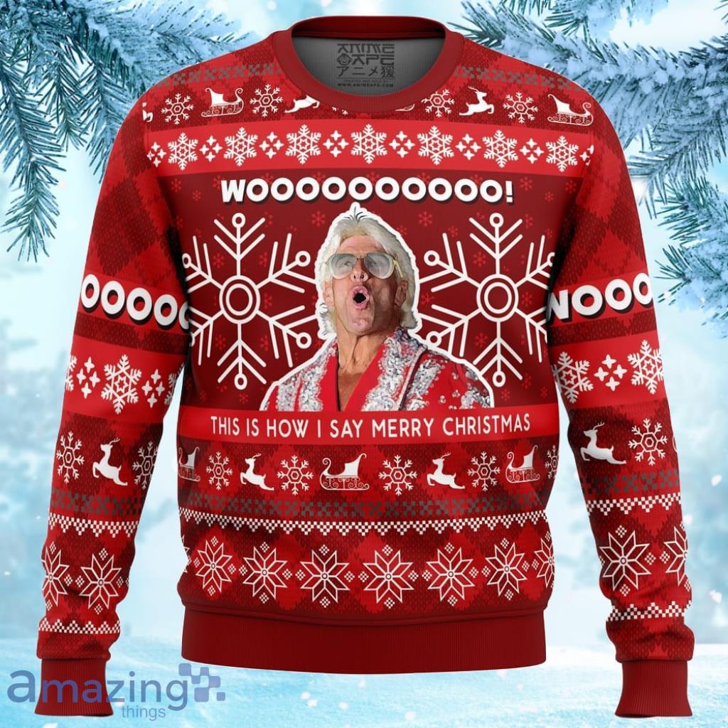 Christmas Flair Pro Wrestling Ugly Christmas Sweater Gift For Men And Women image Christmas Flair Pro Wrestling Ugly Christmas Sweater Gift For Men And Women Product Photo 1