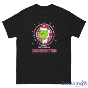 Christmas Grinch Santa I Hate People But I Love My Alabama Crimson Tide Christmas Shirt Gift Ideas - G500 Men’s Classic Tee