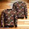 Christmas Horse Horseshoe And Christmas Lights Sweater