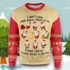 Christmas I Dont Care What Anyone Thinks Of Me Except Santas Ugly Christmas Sweater Style