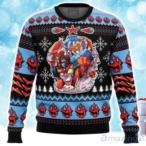 Christmas Party Tengen Toppa Gurren Lagann Ugly Christmas Sweater Xmas Gift For Men Women Product Photo 1