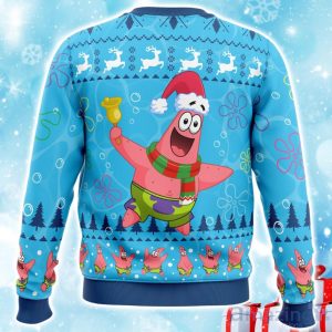 Christmas Patrick Sponge Bob Ugly Christmas Sweater Xmas Gift For Men Women Product Photo 2