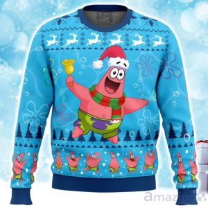 Christmas Patrick Sponge Bob Ugly Christmas Sweater Xmas Gift For Men Women Product Photo 1