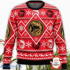 Christmas Red Ranger Power Rangers 3D Ugly Christmas Sweater Christmas Gift For Men And Women Product Photo 1