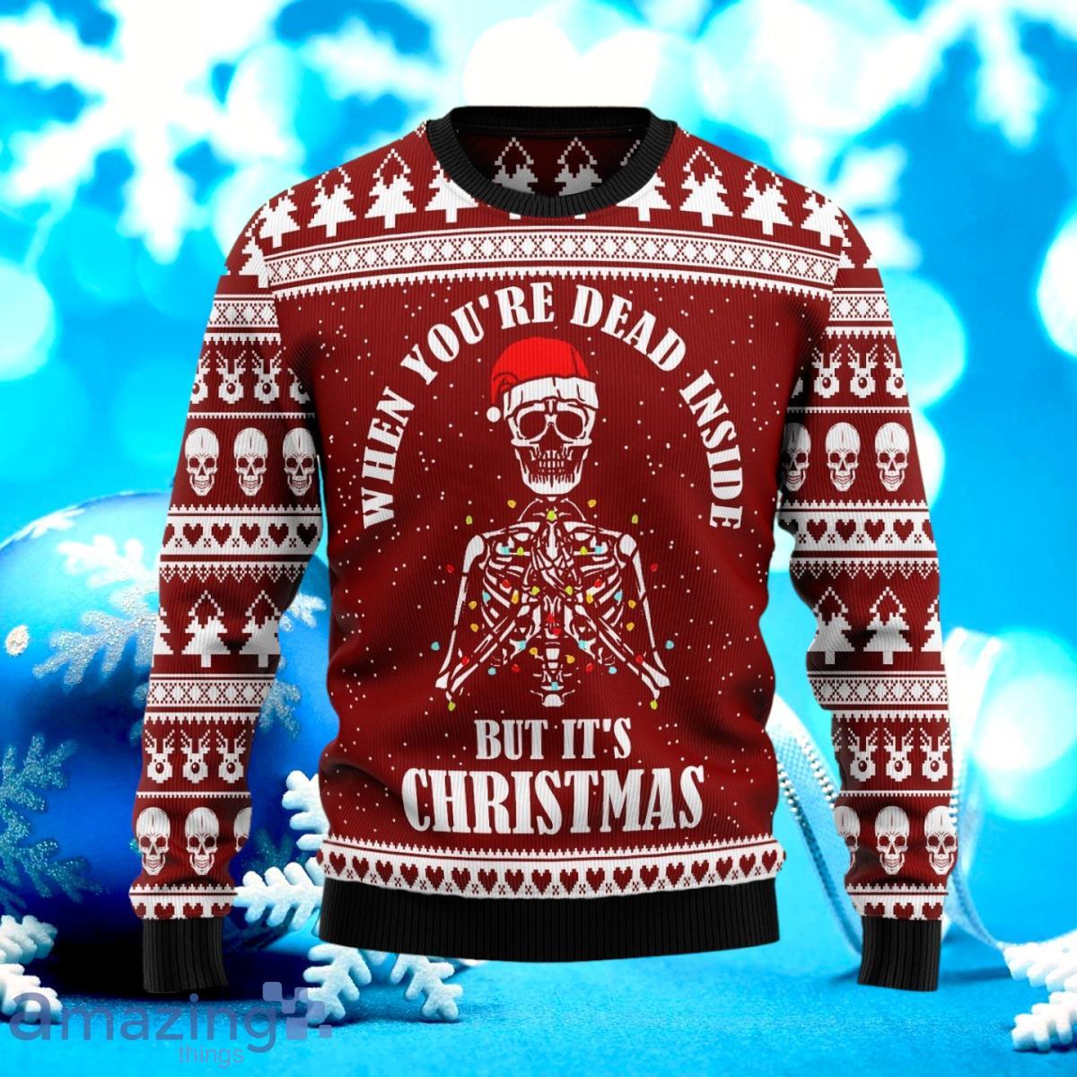Christmas Skull Ugly Christmas Sweater Best Gifts Product Photo 1