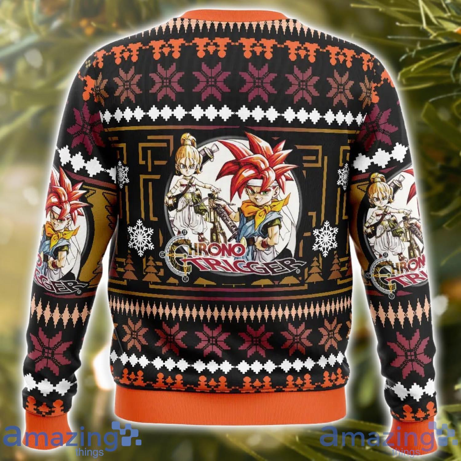 Chrono Heroes Chrono Trigger AOP Ugly Christmas Sweater Christmas Holiday Gift For Men And Women image Chrono Heroes Chrono Trigger AOP Ugly Christmas Sweater Christmas Holiday Gift For Men And Women Product Photo 3