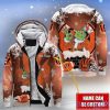Cincinnati Bengals Christmas 3D All Over Print Hoodie Custom Name Hot Design For Fans