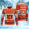 Cincinnati Bengals Ugly Christmas 3D Christmas Ugly Sweater Gift For Chirstmas