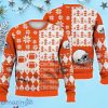 Cincinnati Ugly Sweater Christmas, Retro Football American Sweatshirt Pattern 3D For Fans