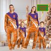 Clemson Tigers Custom Name Christmas Pajamas For Fans