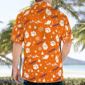 Clemson Tigers Santa Claus Christmas Pattern Cute Christmas Gift Hawaiian Shirt Product Photo 2