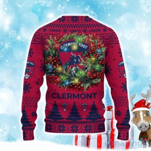 Clermont Foot Auvergne 63 Ugly Christmas Sweater Gift Ideas For Fans Product Photo 3