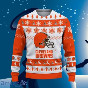 Cleveland Browns Ugly Christmas Sweater Style Gift For Men Women Product Photo 2