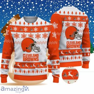 Cleveland Browns Ugly Christmas Sweater Style Gift For Men Women Product Photo 1