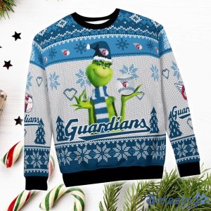 Cleveland Guardians Grinch Snowflake Pattern Ugly Sweater Christmas Product Photo 4