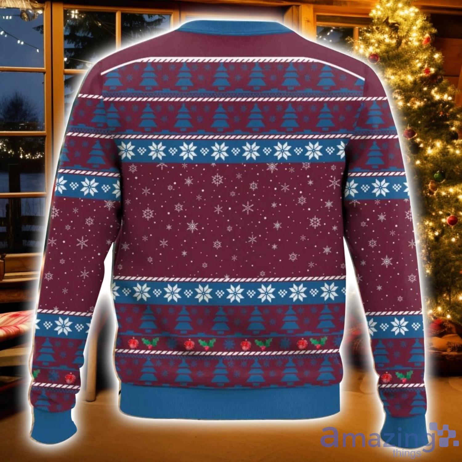 Colorado Avalanche Grinch Ugly Christmas Sweater Christmas Gift For Sport Fans image Colorado Avalanche Grinch Ugly Christmas Sweater Christmas Gift For Sport Fans Product Photo 2