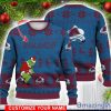 Colorado Avalanche Grinch Ugly Christmas Sweater Ice Hockey NHL Christmas Gift 3D Sweater Custom Name