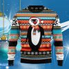 Colorful Pattern Penguin Ugly Christmas Sweaters Style Gift For Men And Women