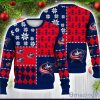 Columbus Blue Jackets All Over Printed 3D Christmas Sweater Ice Hockey NHL Fans Gift