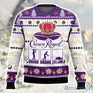 Crown Royal Drunk Ugly Christmas Sweater Limited Edition Gift For Men & Women Product Photo 1