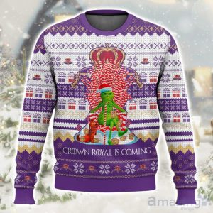 Crown Royal Is Coming Ugly Christmas Sweater Limited Edition Gift For Men & Women Product Photo 1