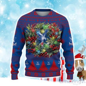 Crystal Palace F.C Ugly Christmas Sweater Gift Ideas For Fans Product Photo 2