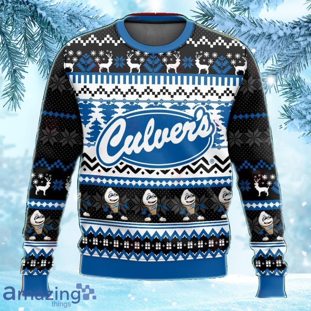 Culver's Ugly Sweater Christmas Gift For Men And Women image Culver's Ugly Sweater Christmas Gift For Men And Women