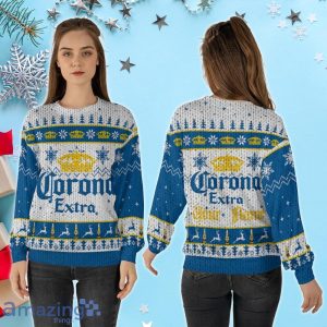 Custom Name Corona Extra Beer Christmas Sweater Product Photo 2