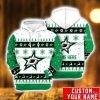 Custom Name Dallas Stars Ice Hockey Funny Christmas Hoodie For Men And Women Hockey Gifts