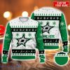 Custom Name Dallas Stars Ice Hockey Ugly Christmas Sweater Funny Christmas Sweater