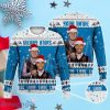 Custom Name Jared Goff Amon-Ra St. Brown Detroit Football Christmas Sweater
