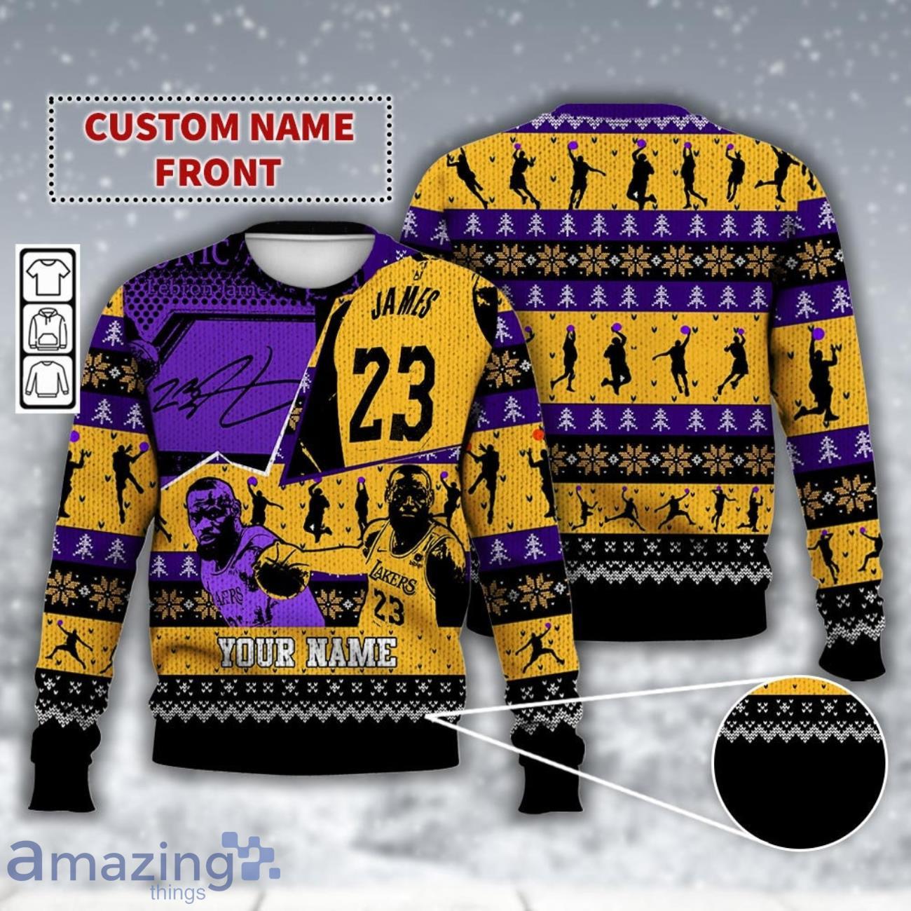 Lebron james christmas on sale sweater