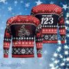 Custom Name Number Christmas Motocross Rider Red Ugly Sweater Impressive Gift