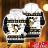 Custom Name Pittsburgh Penguins Ice Hockey Funny Christmas Hoodie For Men And Women Hockey Gifts