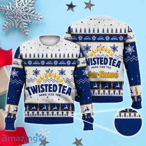 Custom Name Twisted Tea Christmas Sweater Product Photo 1