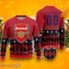 Custom Number & Name Arsenal 3D Ugly Christmas Sweater, Best Gift Ideas 2023 For Fans