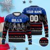 Custom Number & Name Buffalo Bills Walking Abbey Road Christmas Sweater McDermott, Josh Allen, Stefon Diggs, James Cook