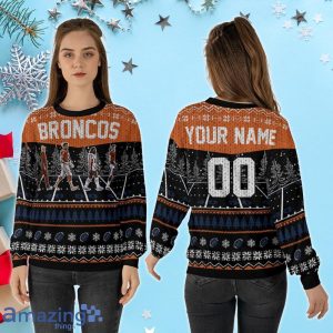 Custom Number & Name Denver Broncos Walking Abbey Road Christmas Sweater Payton, Russell Wilson, Jeudy, Jarrett Stidham image Custom Number & Name Denver Broncos Walking Abbey Road Christmas Sweater Payton, Russell Wilson, Jeudy, Jarrett Stidham Product Photo 2