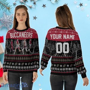 Custom Number & Name Tampa Bay Buccaneers Walking Abbey Road Christmas Sweater Todd Bowles, Baker Mayfield, Evans,Trask image Custom Number & Name Tampa Bay Buccaneers Walking Abbey Road Christmas Sweater Todd Bowles, Baker Mayfield, Evans,Trask Product Photo 2