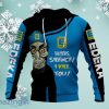 Custom Rank Hoodie Zip Hoodie Edeka Haters Silence I Kill You! Hoodie 3D All Over Print