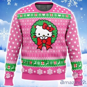 Cute Christmas Hello Kitty Ugly Christmas Sweater Product Photo 1