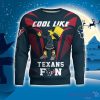Cute Cool Like Houston Texans Fan Bart Simpson Dab Ugly Christmas Sweater Fans Sport