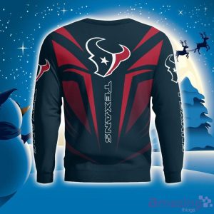 Cute Cool Like Houston Texans Fan Bart Simpson Dab Ugly Christmas Sweater Fans Sport Product Photo 4