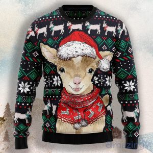 Cute Goat Ugly Christmas Sweater Product Photo 1