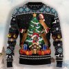 Dachshund Group Christmas Tree Ugly Christmas Sweater For Men & Women