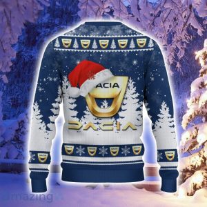Dacia Santa Hat Pattern Ugly Christmas Sweater For Men And Women Product Photo 3