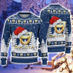 Dacia Santa Hat Pattern Ugly Christmas Sweater For Men And Women Product Photo 1
