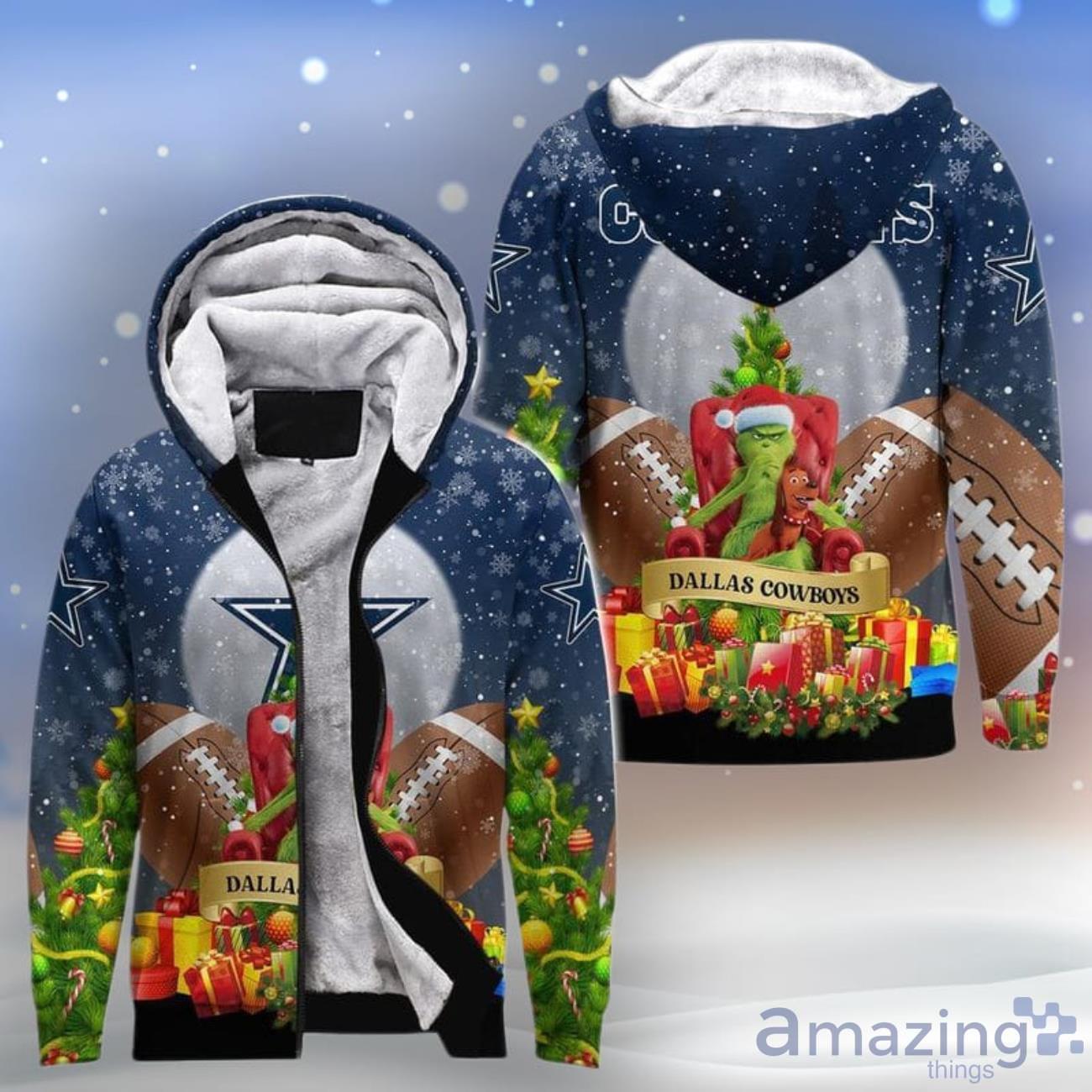 Dallas Cowboys All Over Print 3D Hoodie Christmas Gift For Fan Club Product Photo 1